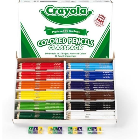 Colored Pencils Classpack (240 Ct), Bulk Classroom Supplies, Colored Pencils - Picture 5 of 8